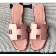 Hermes Oran Flat Sandals in Swift Box Calfskin 70