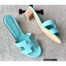 Hermes Heel 5cm Oasis Sandals in Swift Box Calfskin 35