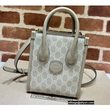 Gucci Mini tote bag with Interlocking G 671623 GG Canvas Oatmeal