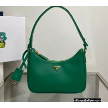 Prada Saffiano leather Mini Hobo Bag 1BC204 Green 2022