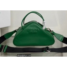 Prada Triangle leather Bag 1BB082 Green 2022