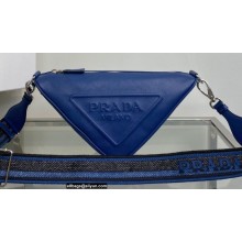 Prada Triangle Saffiano leather Bag 2VH155 Blue 2022