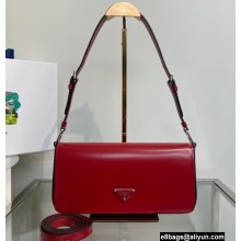 Prada Femme brushed leather shoulder Bag 1BD323 Red 2022