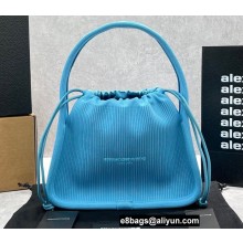 Alexander Wang Ryan Small Bag In Rib Knit Blue 2022