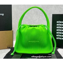 Alexander Wang Ryan Small Bag In Rib Knit Green 2022