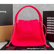 Alexander Wang Ryan Small Bag In Rib Knit Fuchsia 2022