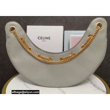Celine large ava chain bag in smooth Calfskin Gray/Gold 2022