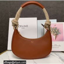 Celine Medium Strap Ava Bag with Rope in smooth Calfskin Brown 2022