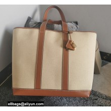 Celine Cabas Marin Bag in Textile and Calfskin 2022