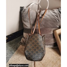 Celine Marlou Bag In Triomphe Canvas And Calfskin 2022
