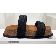 Alexander Wang Heel 2.5cm Ronan Slide Sandals In Nylon Black 2022