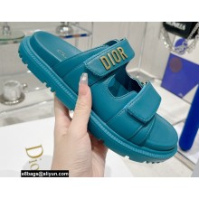 Dior Lambskin DiorAct Slides Green 2022
