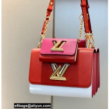 Louis Vuitton Epi Leather Twist and Twisty MM Bag Red/Fuchsia