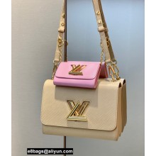 Louis Vuitton Epi Leather Twist and Twisty MM Bag Beige/Pink