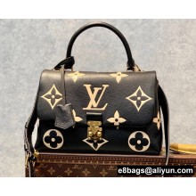 Louis Vuitton Monogram Empreinte leather Madeleine MM Bag Black/Beige