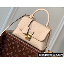 Louis Vuitton Monogram Empreinte leather Madeleine BB Bag M46008 Crème Beige