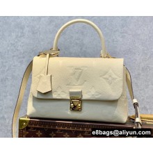 Louis Vuitton Monogram Empreinte leather Madeleine MM Bag Crème Beige