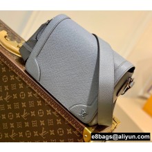 Louis Vuitton Taiga leather New Flap Messenger Bag M30808 Gray