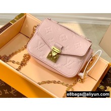 Louis Vuitton Monogram Empreinte leather Micro Métis Bag M81389 Pink
