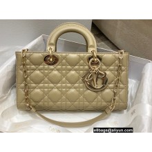 Dior Lady D-Joy Bag in Beige Cannage Lambskin 2022