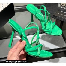 Alexander Wang Heel 8cm/10cm DAHLIA Sandals In Lycra Green 2022