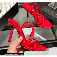 Alexander Wang Heel 8cm/10cm DAHLIA Sandals In Lycra Red 2022