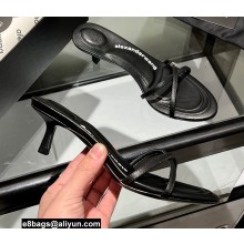 Alexander Wang Heel 5cm DAHLIA Sandals In Capretto Black 2022