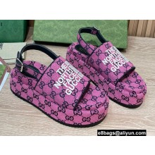 Gucci Heel 5.5cm Platform GG Sandals 05 2022