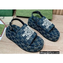 Gucci Heel 5.5cm Platform GG Sandals 10 2022