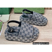 Gucci Heel 5.5cm Platform GG Sandals 18 2022