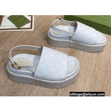 Gucci Heel 5.5cm Platform GG Sandals 24 2022