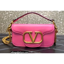 Valentino VLogo Signature Loco Small Shoulder Bag Pink 2022