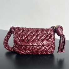 Bottega Veneta Intrecciato leather Kalimero Città SHOULDER BAG Barolo 2024