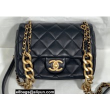 Chanel Lambskin Mini Flap Bag AS3109 Black 2022