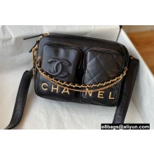 Chanel Camera Case Bag AS2923 Black 2022