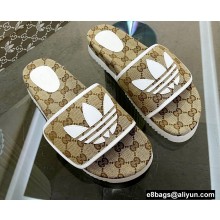 Gucci x adidas GG platform sandals 01 2022