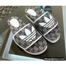 Gucci x adidas GG platform sandals 04 2022