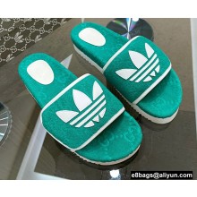 Gucci x adidas GG platform sandals 05 2022