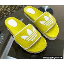 Gucci x adidas GG platform sandals 11 2022