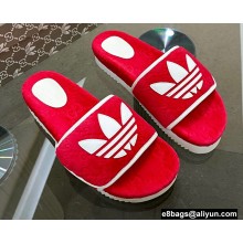 Gucci x adidas GG platform sandals 13 2022