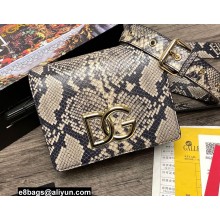 Dolce & Gabbana Calfskin 3.5 crossbody bag Python Print 03