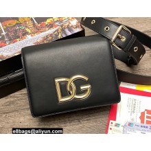 Dolce & Gabbana Calfskin 3.5 crossbody bag Black