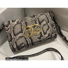 Dolce & Gabbana Calfskin 3.5 clutch bag Python Print