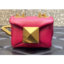 Valentino ONE STUD Nappa Micro Bag With Chain Fuchsia 2022