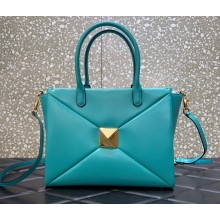 Valentino Medium ONE STUD Nappa Handbag Blue 2022