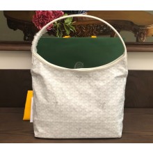 Goyard Bohème Hobo Bag White