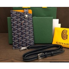 Goyard Montmartre GM Case Bag Dark Blue