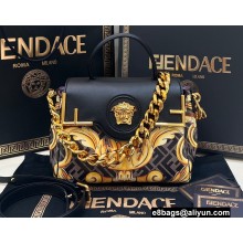 Fendi x Versace Fendace La Medusa Medium Handbag Gold Baroque print Black 2022