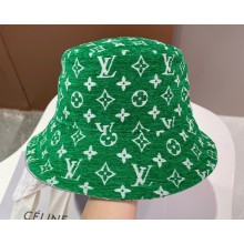 Louis Vuitton LV Match Bucket Hat Green 2022