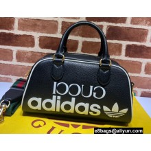 Gucci x Adidas mini duffle bag 702397 leather Black 2022